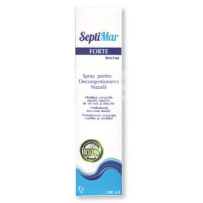 Spray și unguent nazal - SEPTIMAR FORTE HIPERTONIC SPRAY 100ML, axafarm.ro