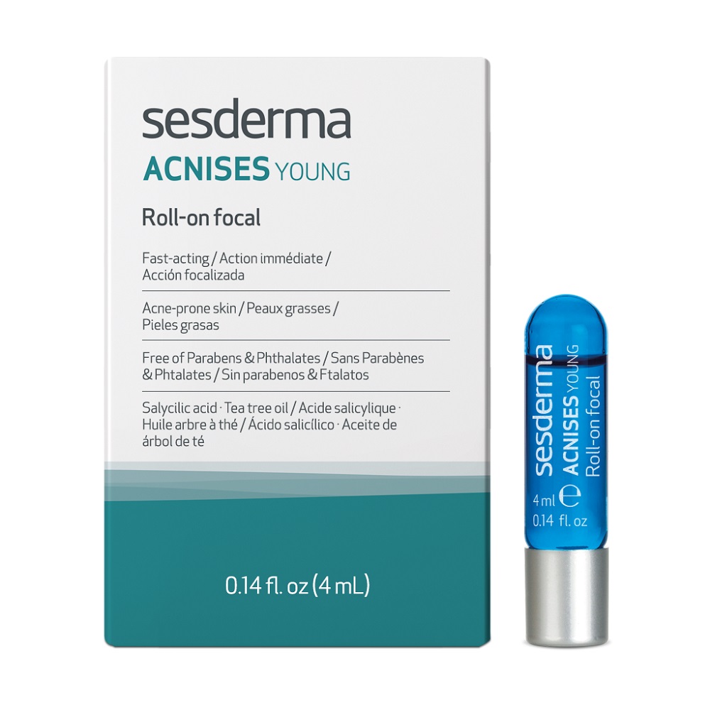 Ten acneic - SESDERMA ACNISES YOUNG ROLL-ON 4ML, axafarm.ro