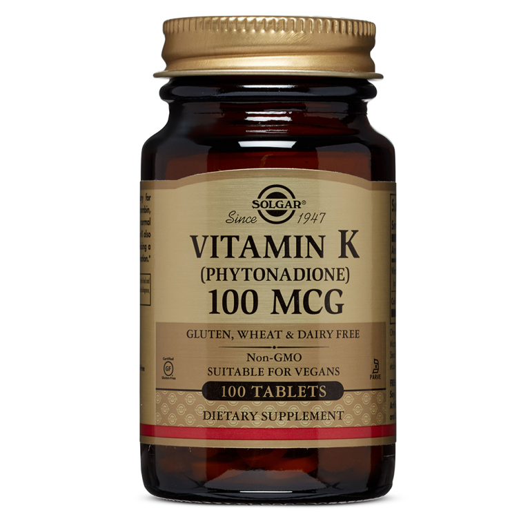 Vitamine și minerale - SOLGAR VITAMINA K1 100MCG 100CP, axafarm.ro
