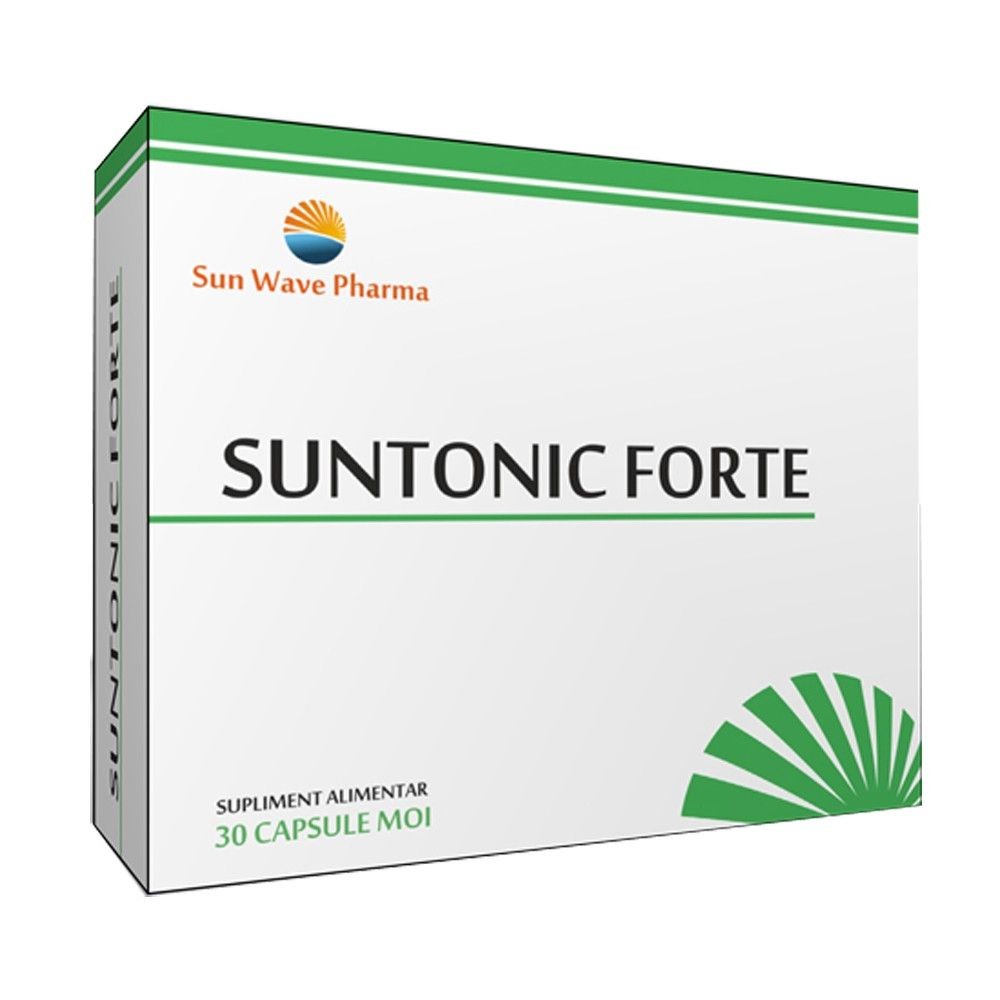 Vitamine și minerale - SUN WAVE SUNTONIC FORTE 30 CPS, axafarm.ro
