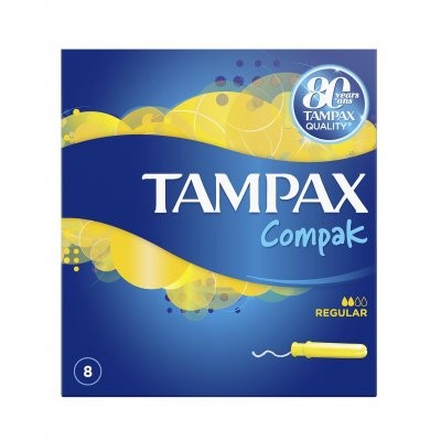 Absorbante și tampoane - TAMPAX REGULAR SINGLE X 8 BUC, axafarm.ro