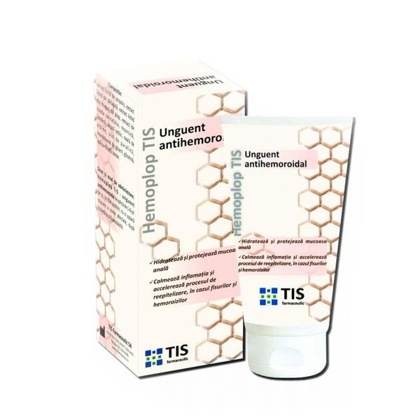 Unguente, creme, geluri - TIS HEMOPLOP UNGUENT ANTIHEMOROIDAL 50ML, axafarm.ro