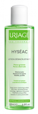 Ten acneic - URIAGE HYSEAC LOTIUNE DEZINCRUSTANTA 200ML, axafarm.ro