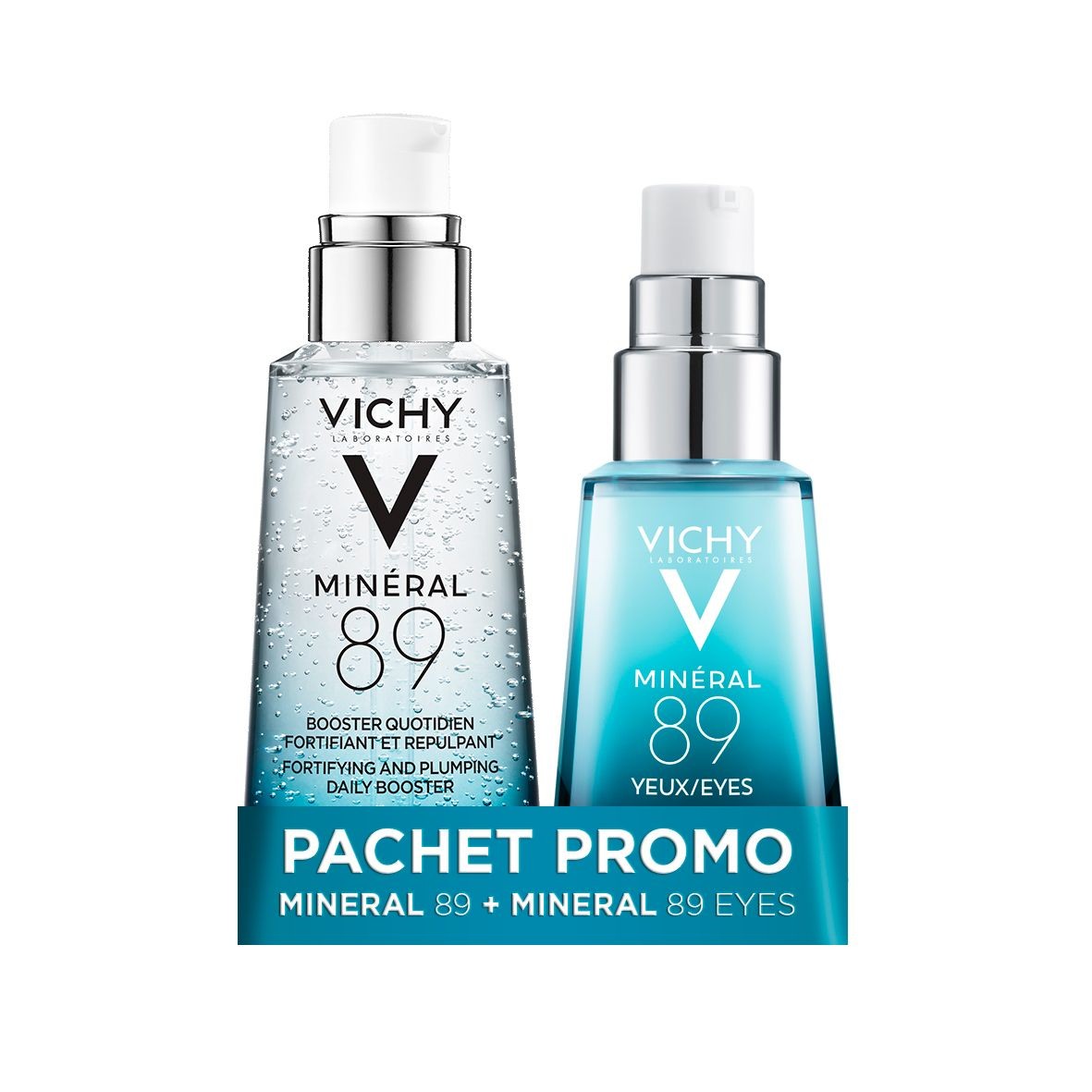 Hidratare - VICHY MINERAL 89 PROMO (GEL 50 ML + 75 % DIN PRETUL CREMEI CONTUR OCHI 15 ML), axafarm.ro