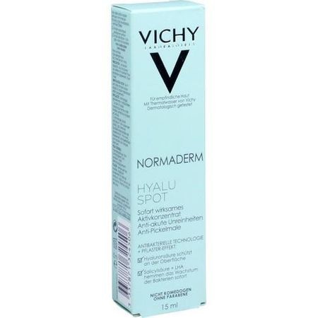 Ten acneic - VICHY NORMADERM HYALUSPOT TRATAMENT LOCAL IMPOTRIVA IMPERFECTIUNILOR SI SEMNELOR POS-ANEICE15ML, axafarm.ro