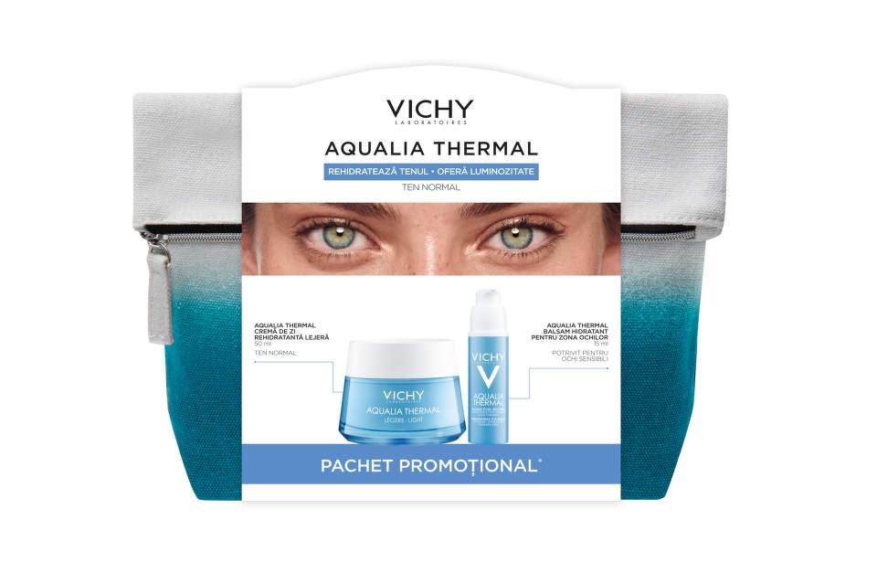 Hidratare - VICHY PROMO AQUALIA THERMAL LEGERE 50ML + AQUALIA THERMAL EYE BALM 15ML, axafarm.ro