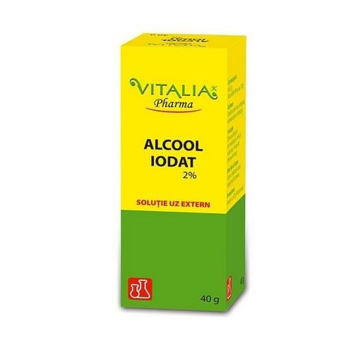 Consumabile medicale - VITALIA ALCOOL IODAT 2% 40GR, axafarm.ro