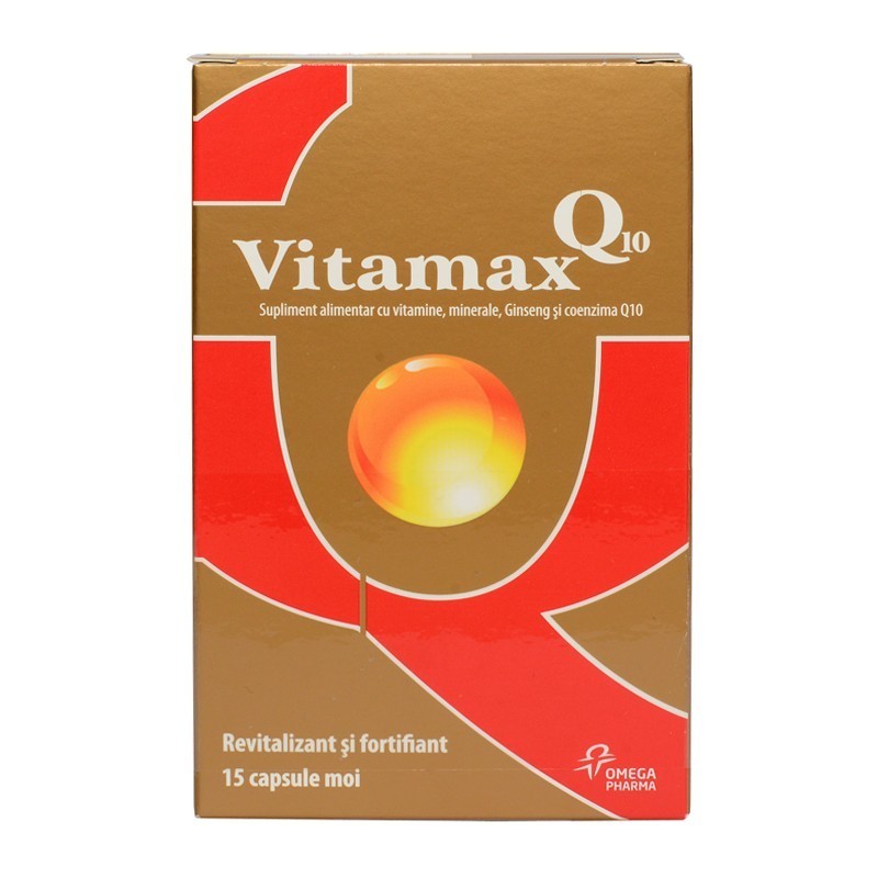 Vitamine și minerale - VITAMAX Q10 15CAPS, axafarm.ro