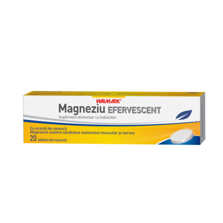 Vitamine și minerale - WALMARK MAGNEZIU EFERVESCENT X 20 TB, axafarm.ro