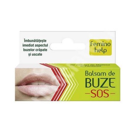 Îngrijire buze - ZDROVIT FEMINOHELP BALSAM DE BUZE SOS X 7ML, axafarm.ro
