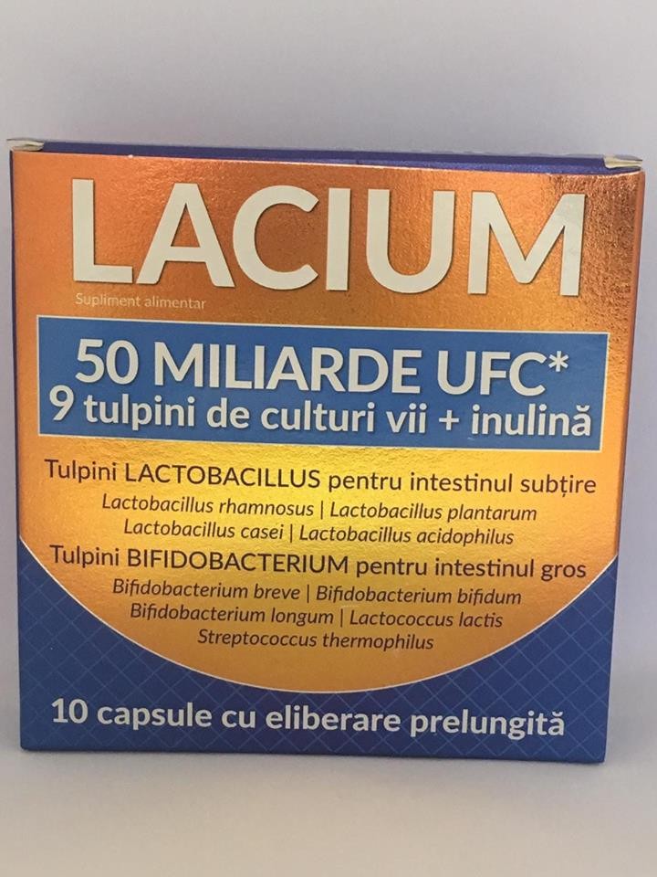 Afecțiuni digestive - ZDROVIT LACIUM 50 MILIARDE UFC 10CPS ELIB PREL, axafarm.ro