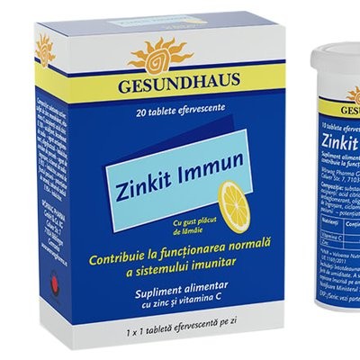 Imunitate - ZINKIT IMMUN 20CP EFF, axafarm.ro