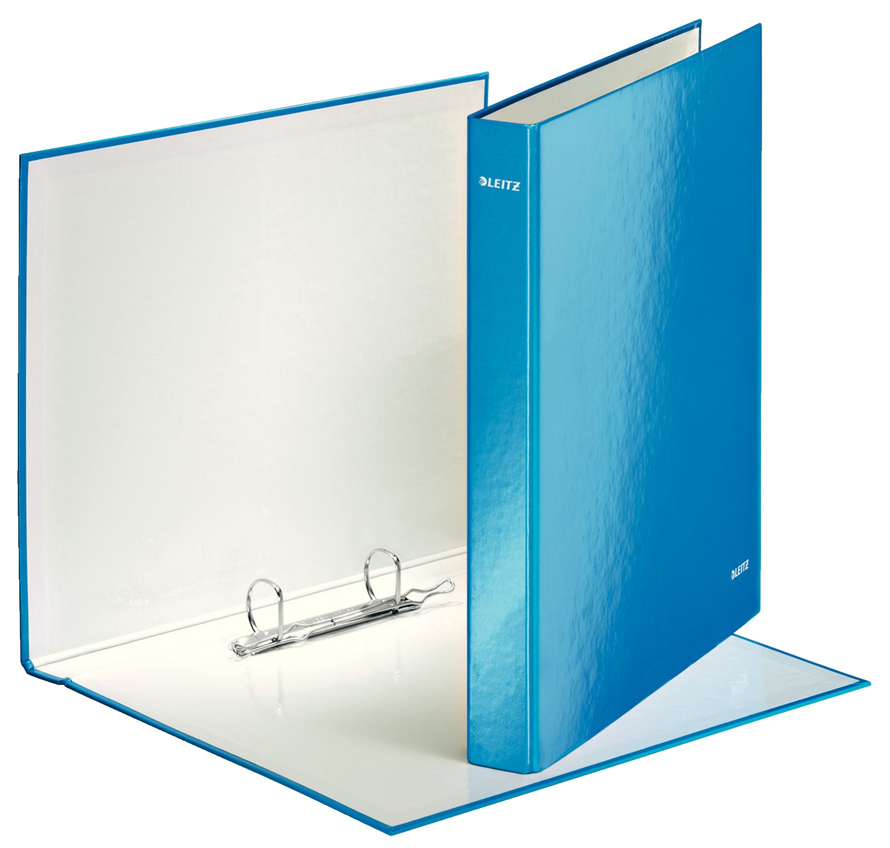 Caiet mecanic a4 2 inele 25mm/40mm albastru metalizat wow leitz [1]