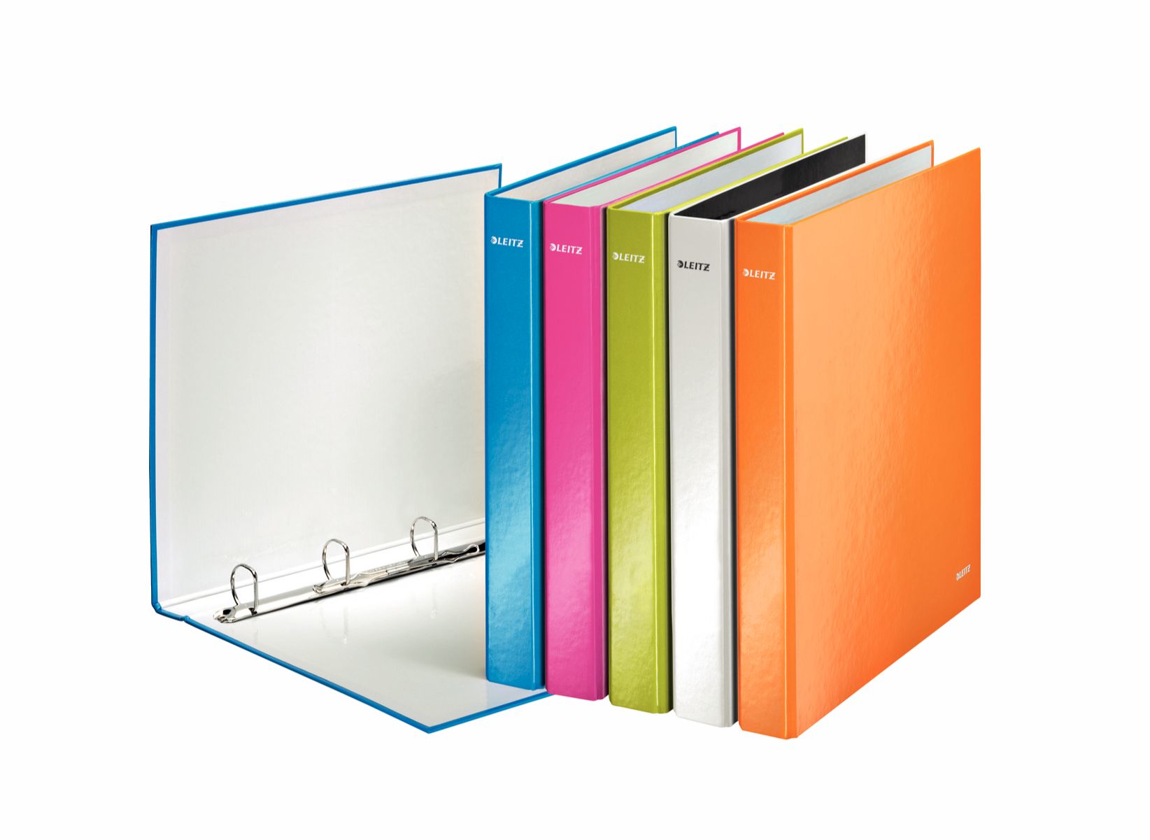 Caiet mecanic a4 4 inele 25mm/40mm albastru metalizat wow leitz [2]