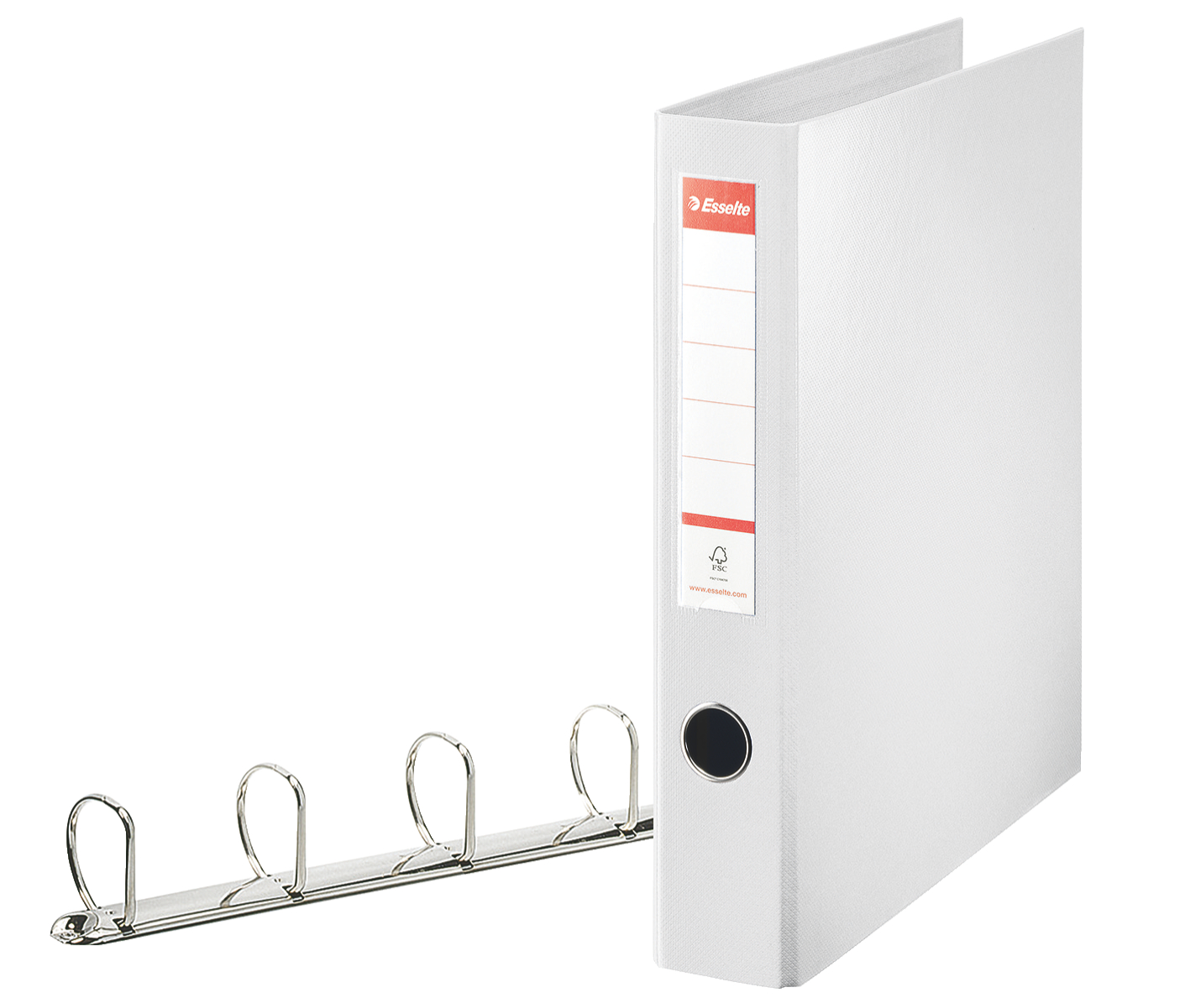 Caiet mecanic a4 4 inele 40mm/60mm alb jumbo esselte [1]