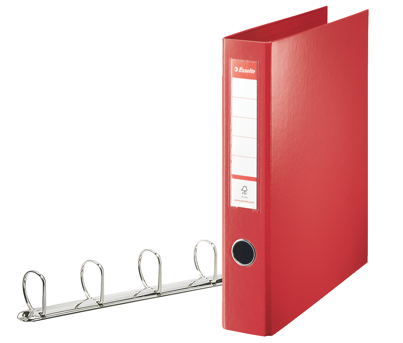 Caiet mecanic a4 4 inele 40mm/60mm rosu jumbo esselte [1]