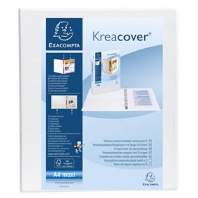 Caiete mecanice - Caiet mecanic a4+ 4 inele 60 mm 2 buzunare kreacover exacompta
