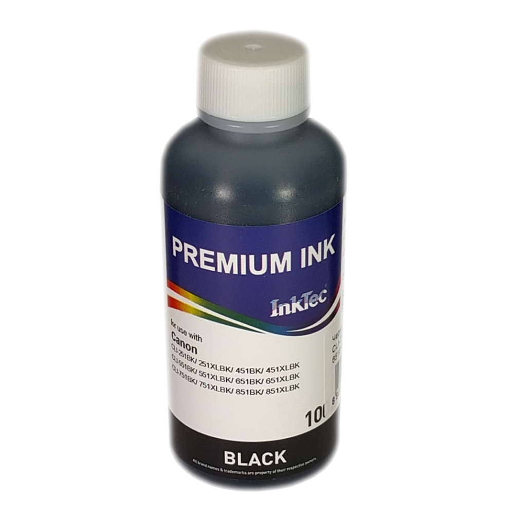 Inktec Cerneala 100ML C5051-100 MB For Canon CLI-251BK/ 251XLBK/ 451BK/