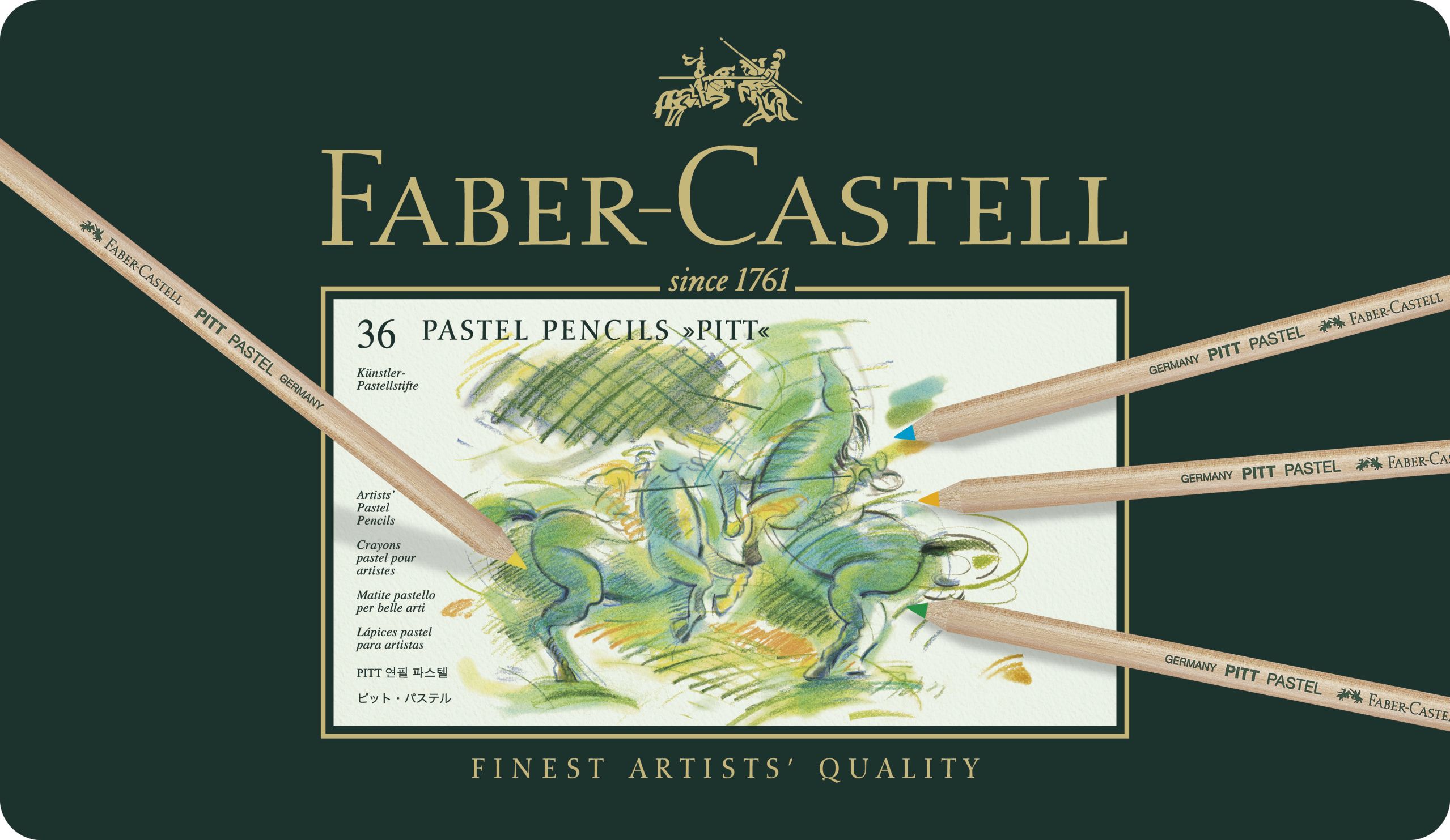 Creioane Pastel Pitt 36 Culori Faber-castell