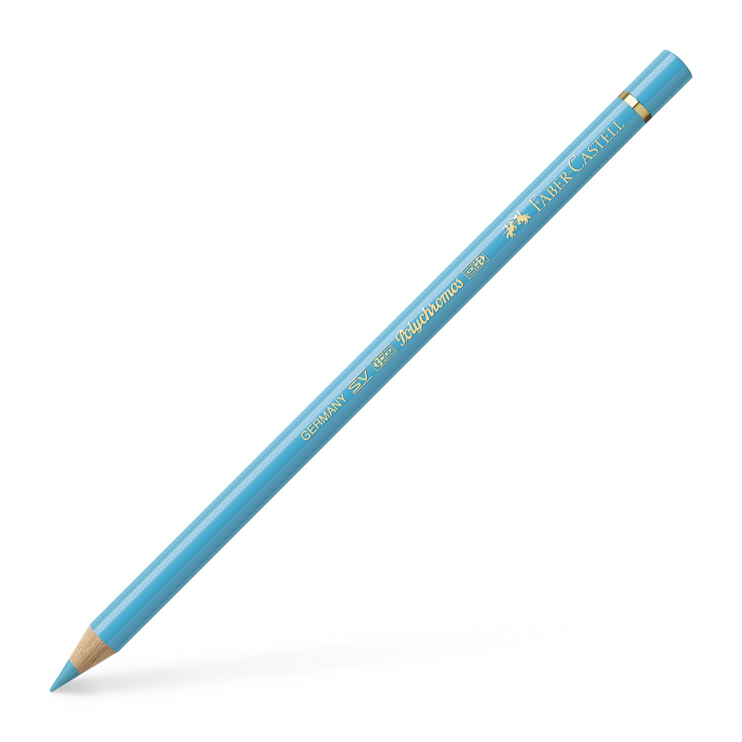 Creion Colorat Polychromos Turcoaz Cobalt Deschis Faber-castell