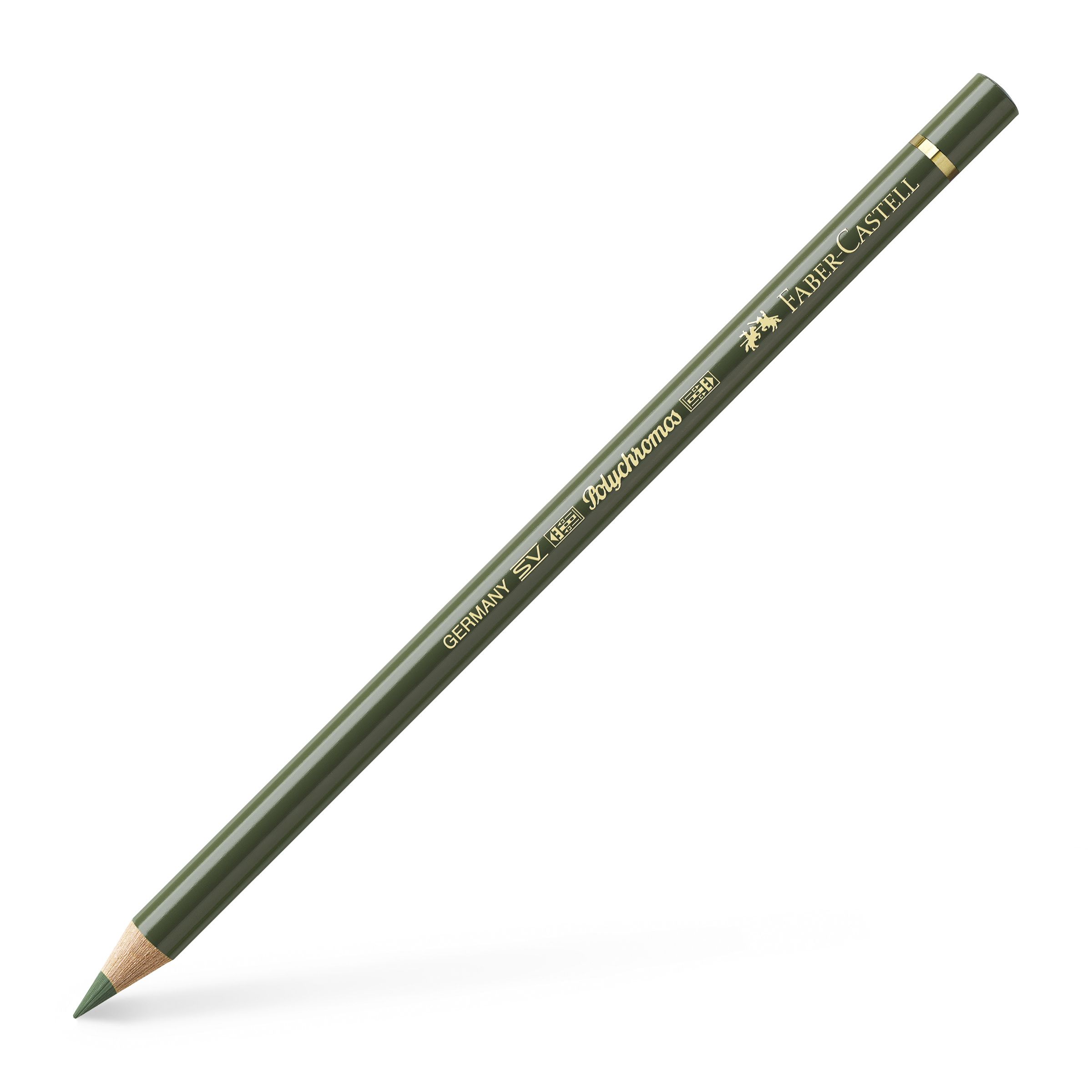 Creion Colorat Polychromos Verde Crom Opac Faber-castell