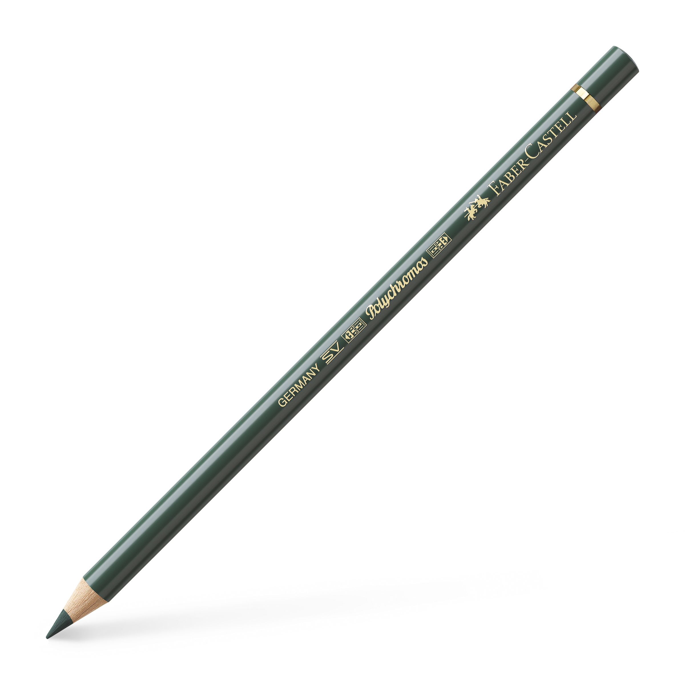 Creion Colorat Polychromos Verde Ienupar Faber-castell