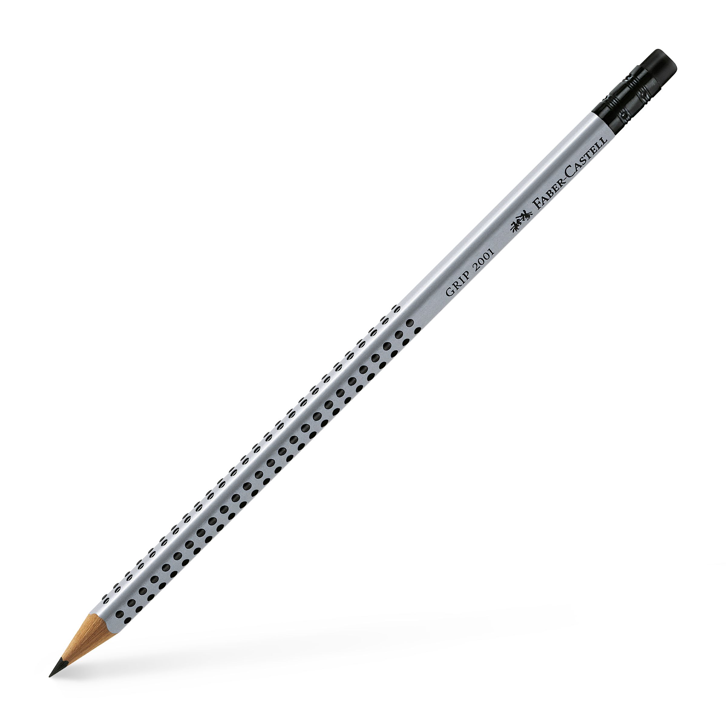 Creion Grafit B Cu Guma Grip 2001 Faber-castell