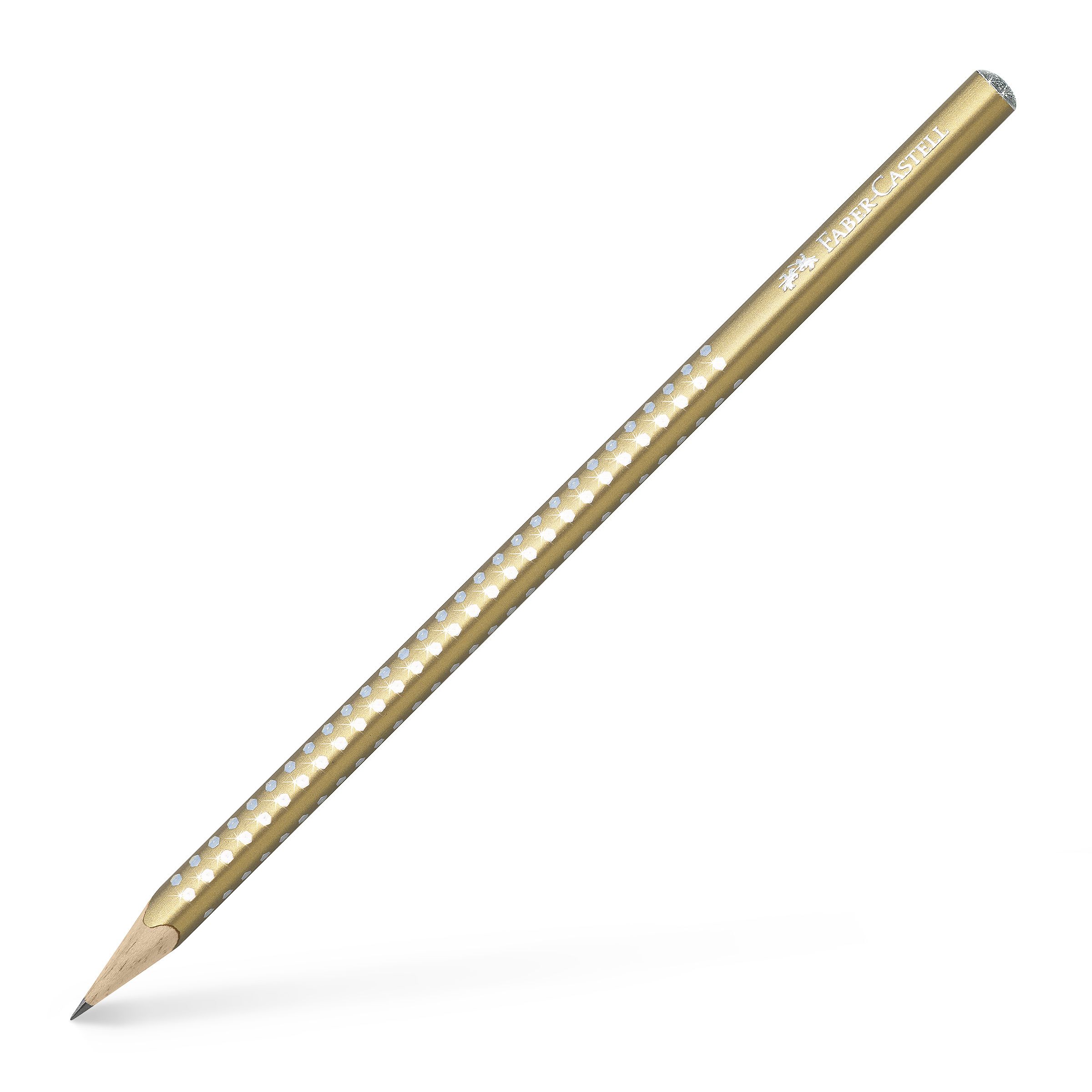 Creion Grafit B Sparkle Auriu 2019 Faber-castell