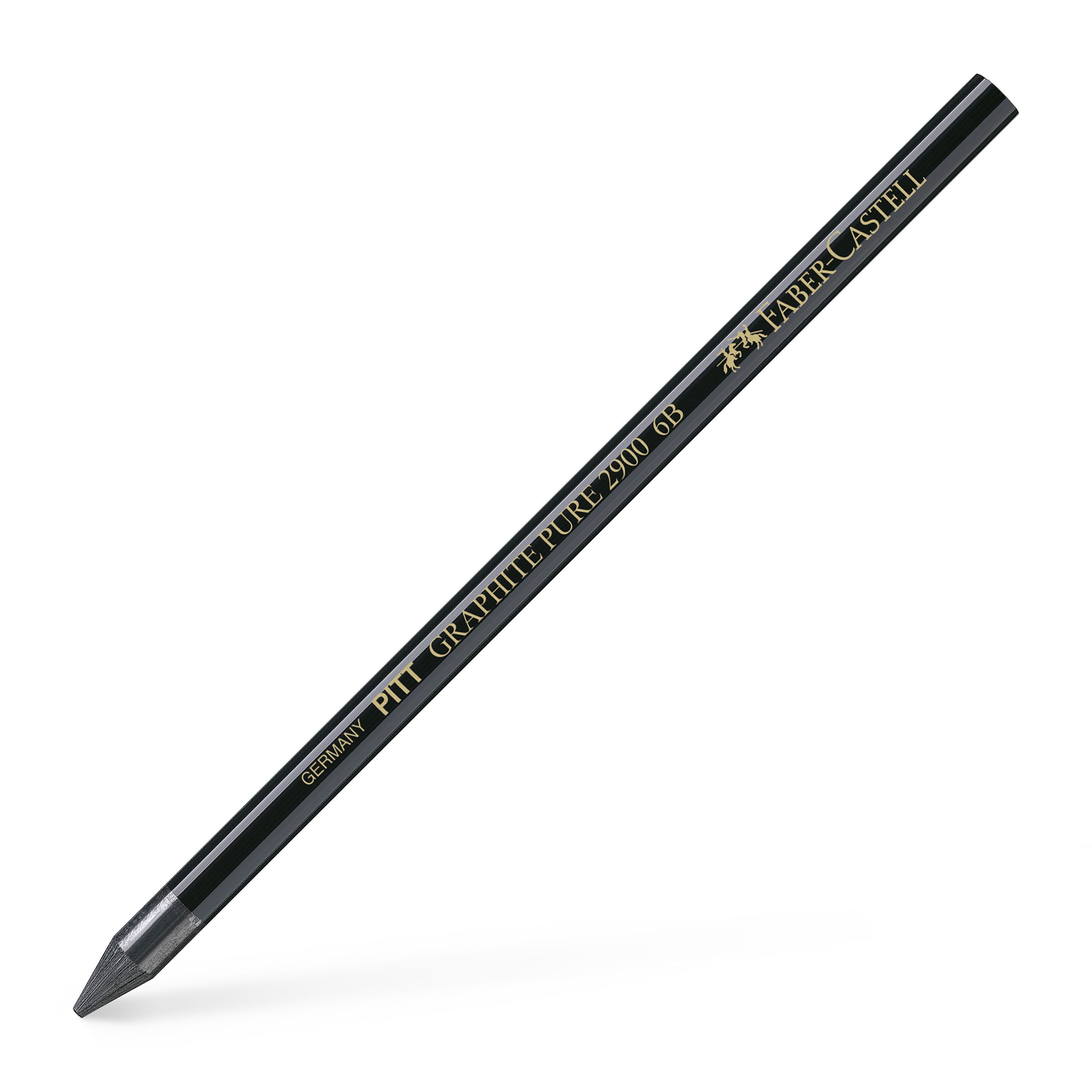 Creion Grafit Fara Lemn 6B Pitt Monochrome Faber-castell