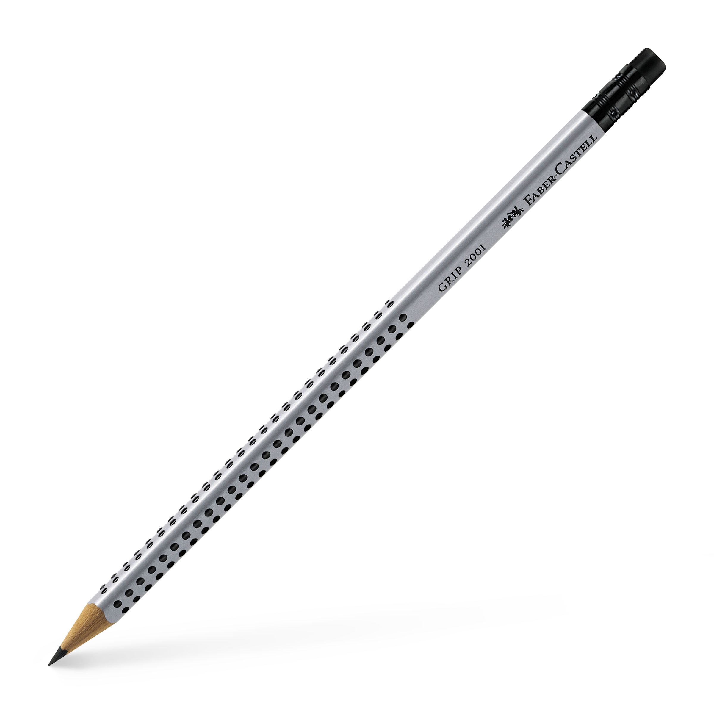 Creion Grafit Hb Cu Guma Grip 2001 Faber-castell