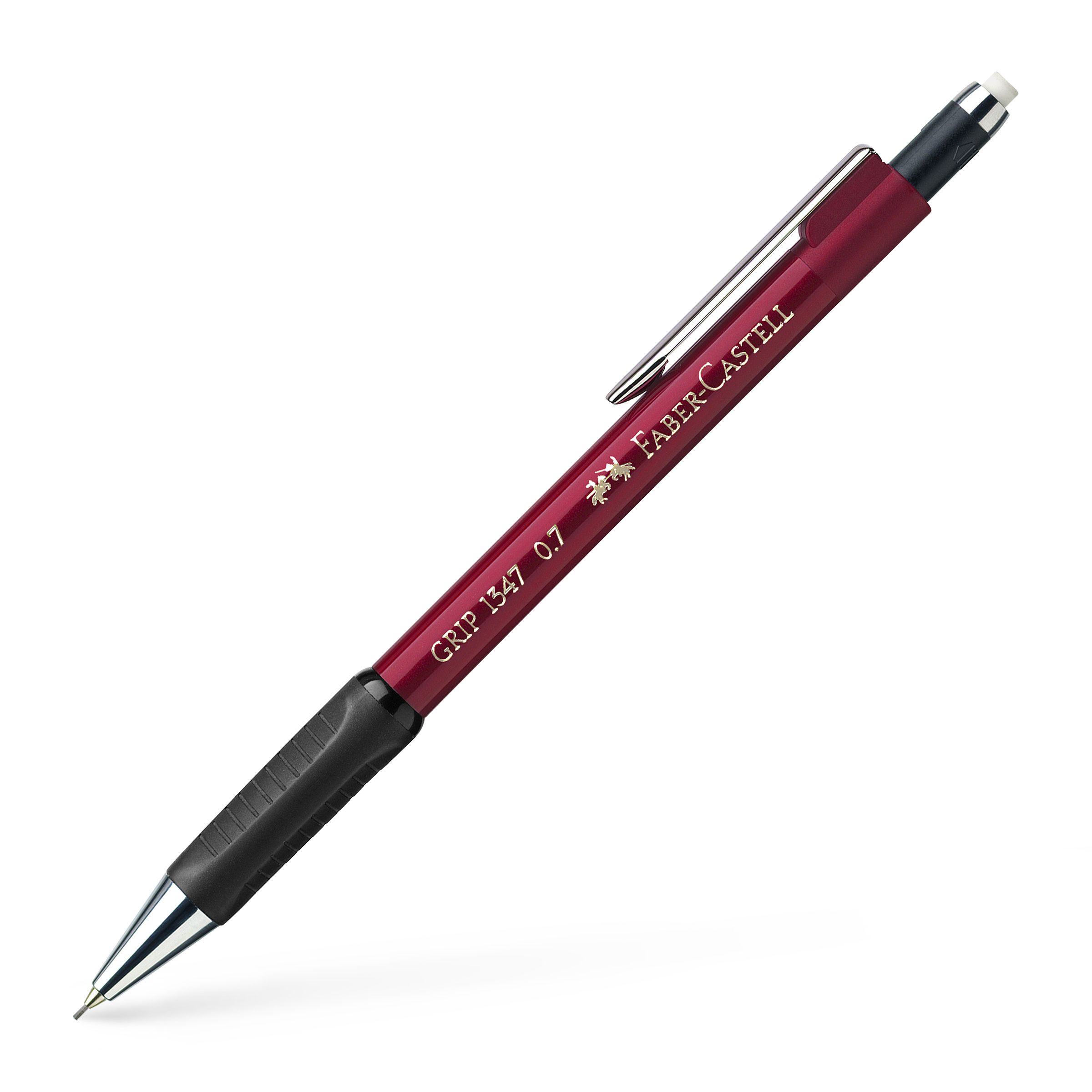 Creion Mecanic 0.7MM Rosu Grip 1347 Faber-castell