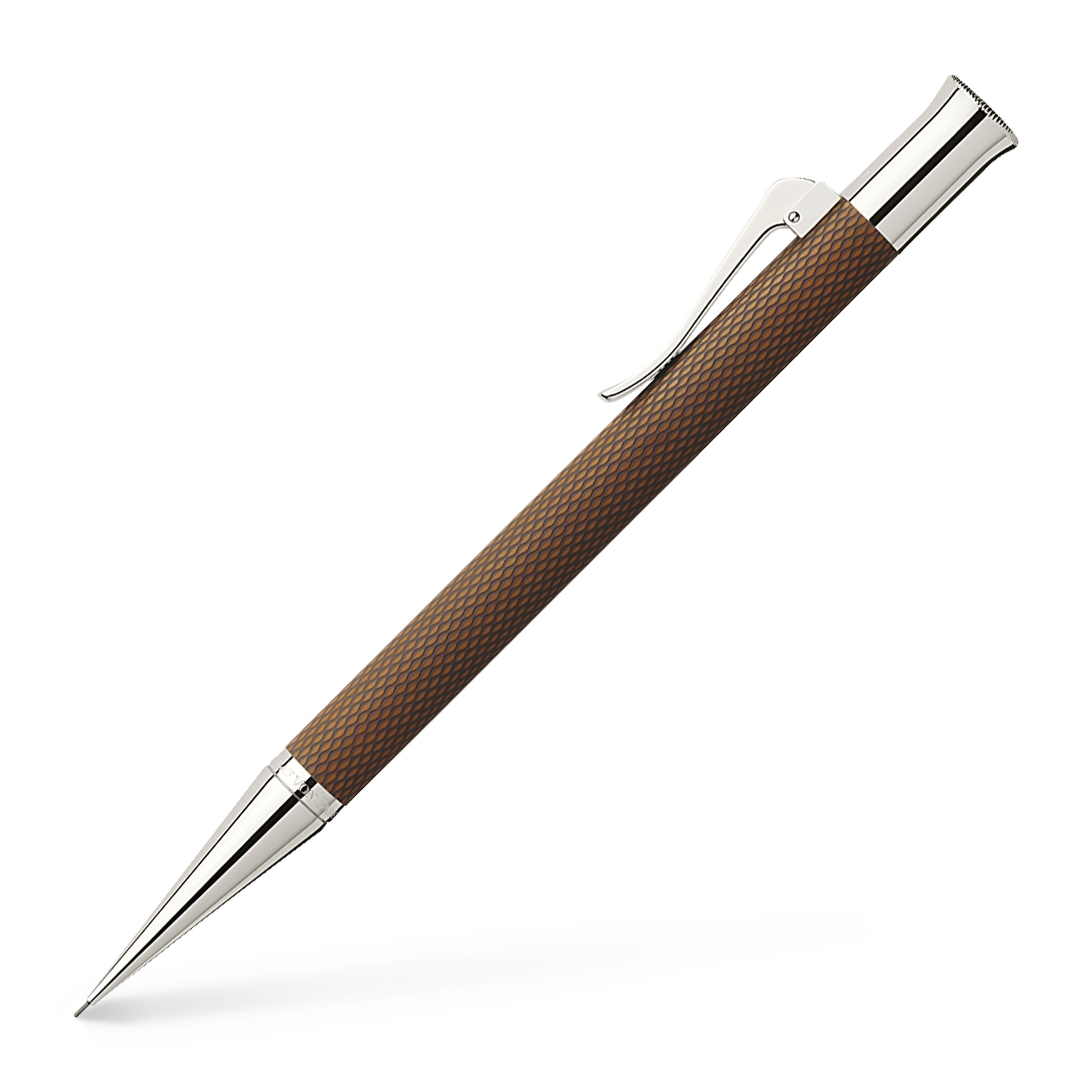 Creion Mecanic Guilloche Maro Cognac Graf Von Faber-castell