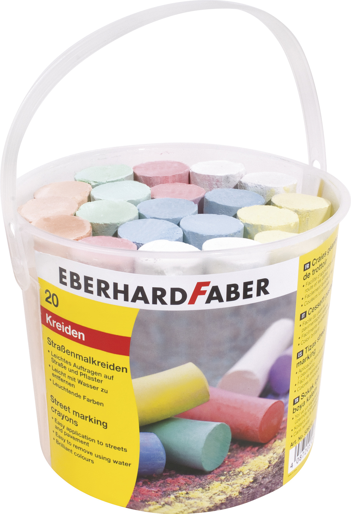 Creta 20 Buc Desen Asfalt Galetusa Eberhard Faber