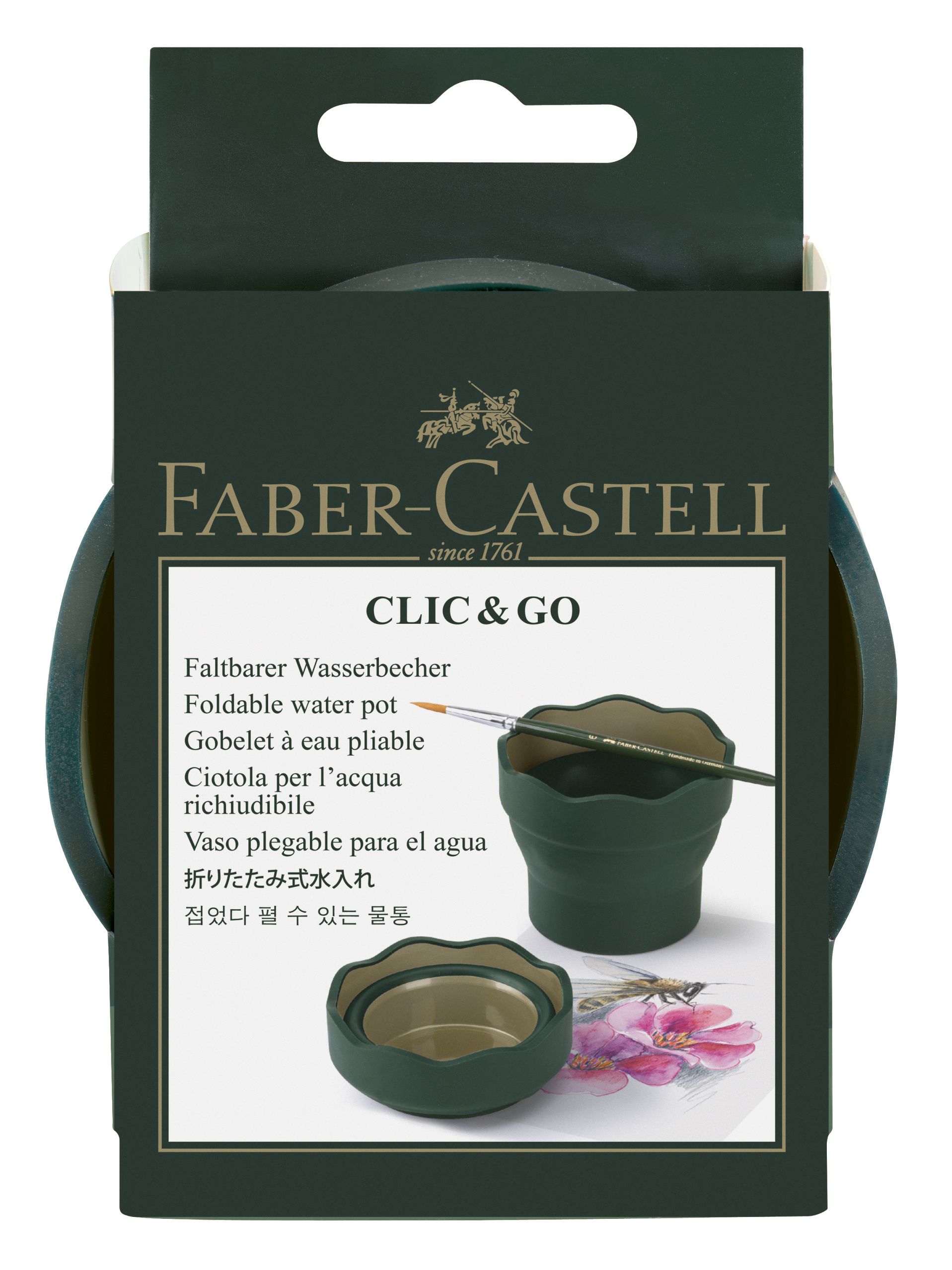 Cutie Apa Click-go Verde Faber-castell