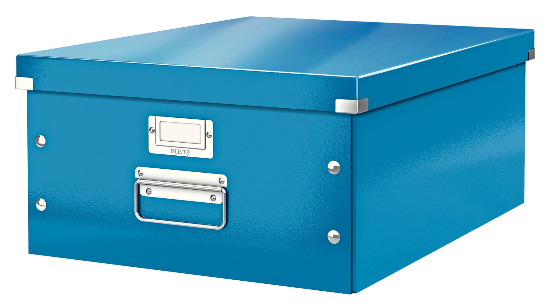 Arhivare - Cutie depozitare mare albastra click&store leitz