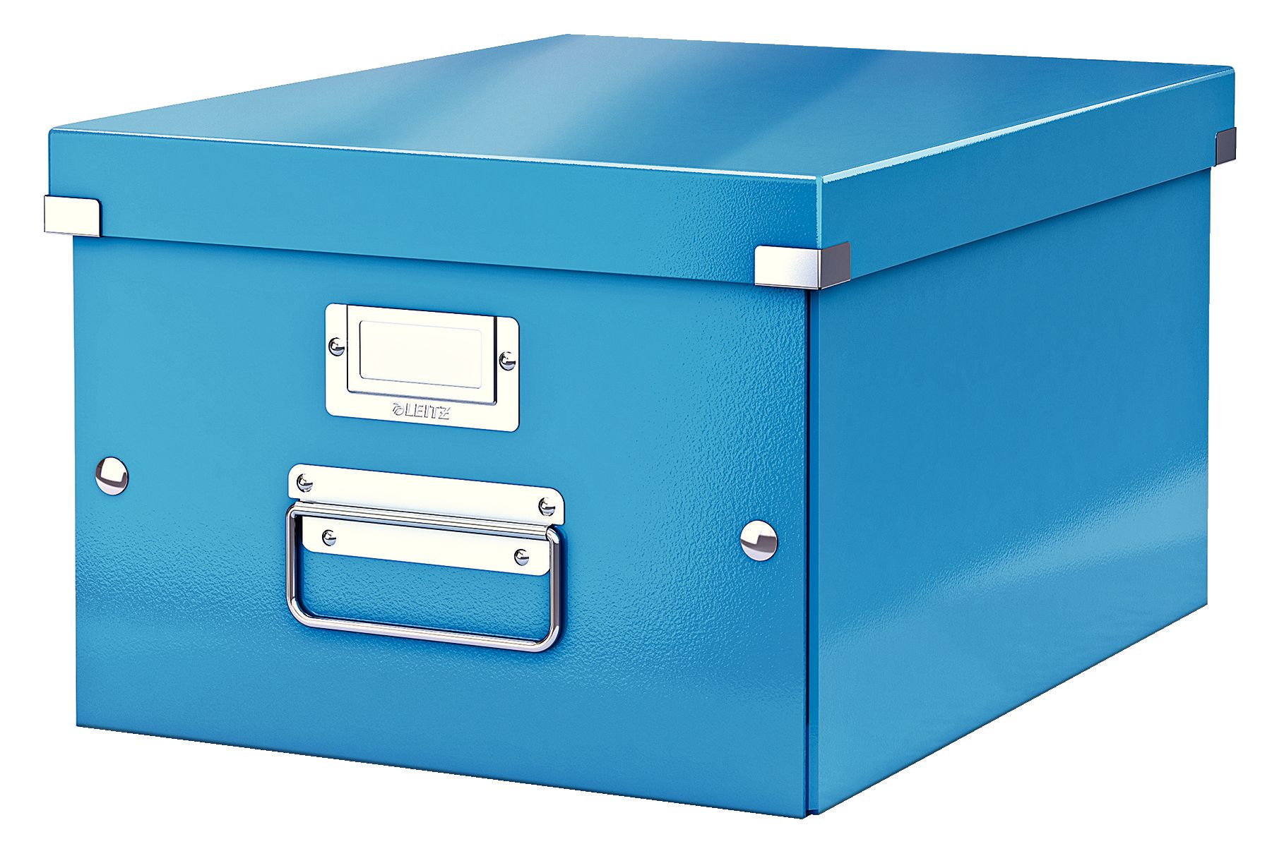 Arhivare - Cutie depozitare medie albastra click&store leitz