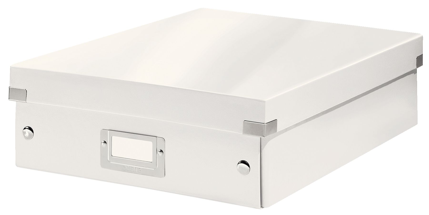 Arhivare - Cutie organizer medie alba click&store leitz