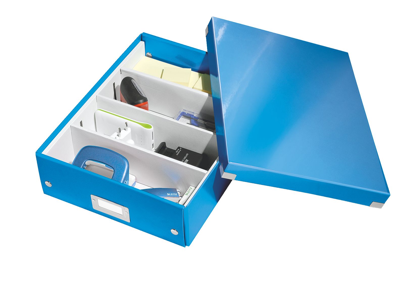 Cutie organizer medie albastra click&store leitz [1]