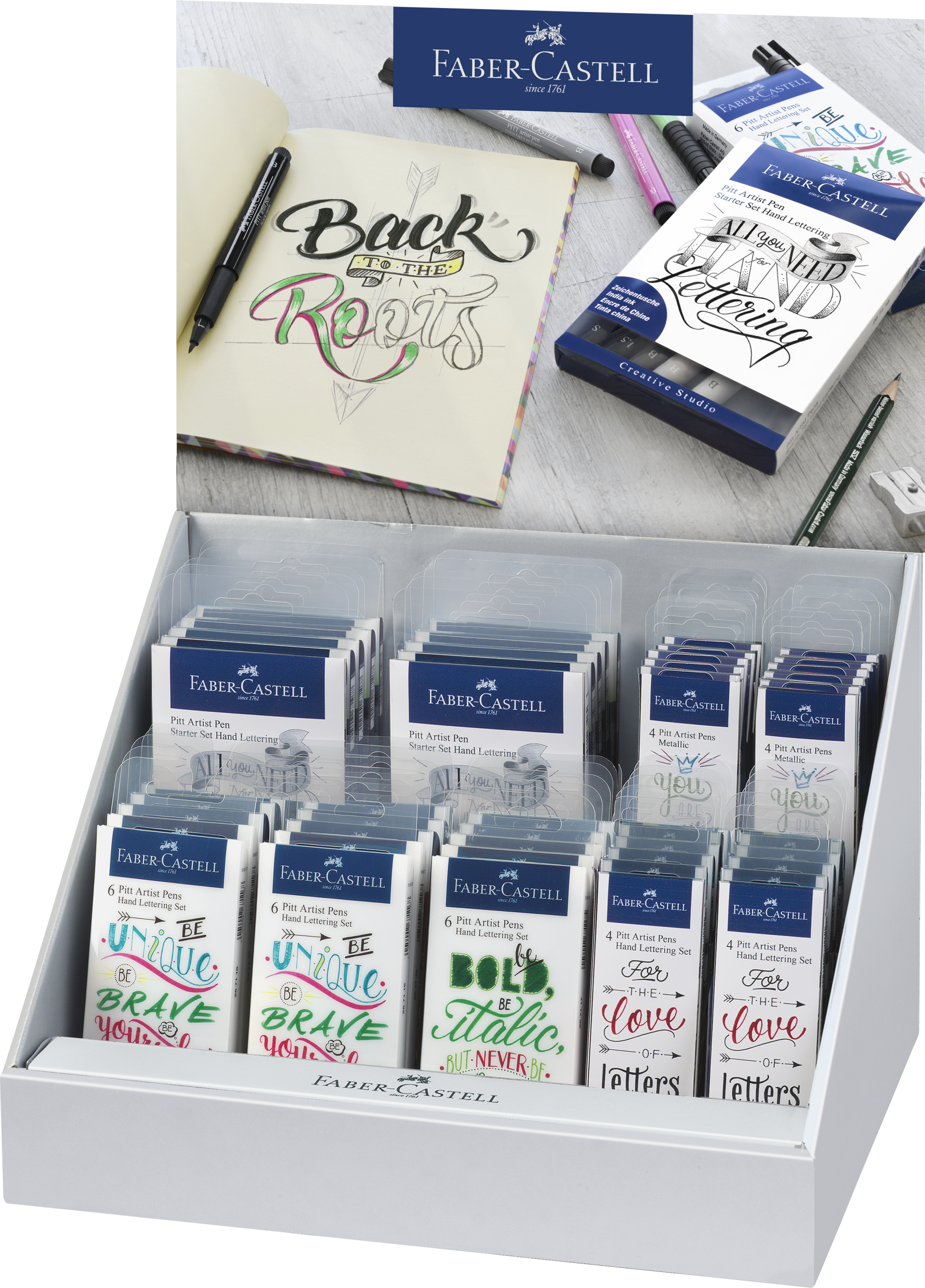 Display Pitt Artist Pen Caligrafic Faber-castell