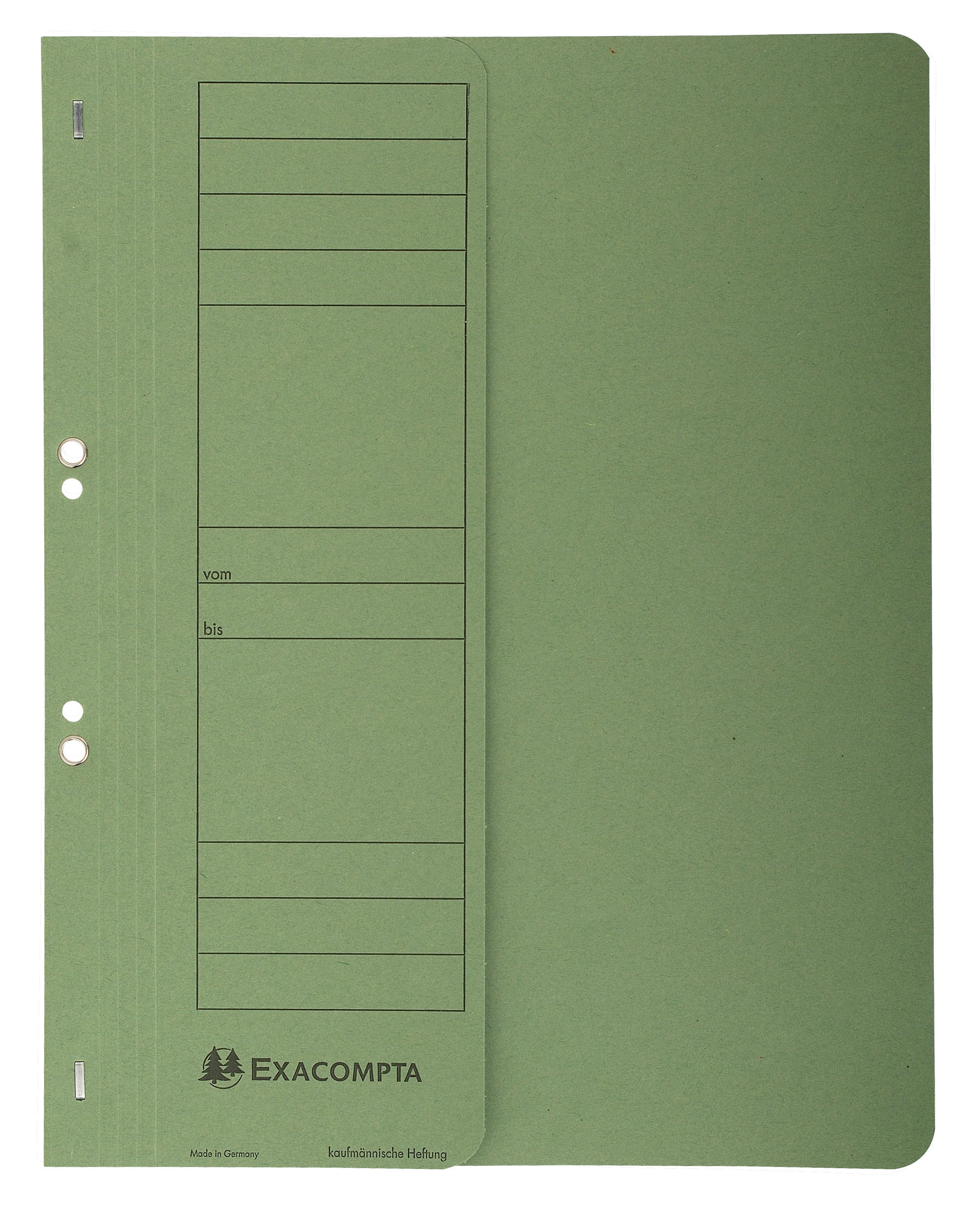 Dosare din carton - Dosar carton capse 1/2 verde exacompta