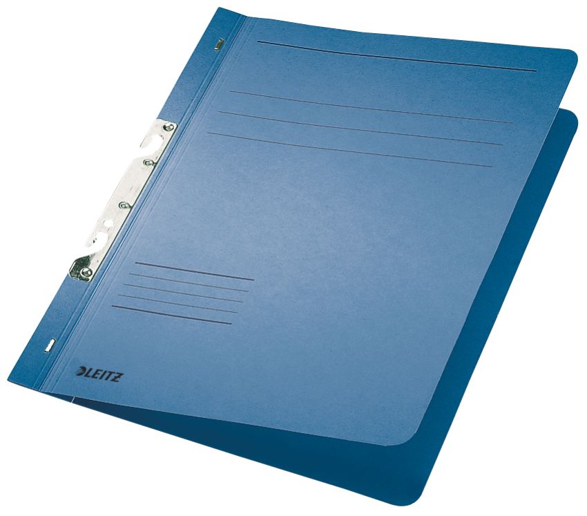 Dosare din carton - Dosar carton incopciat 1/1 albastru leitz