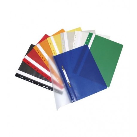 Dosar plastic cu sina si multiperforatii galben noki [1]