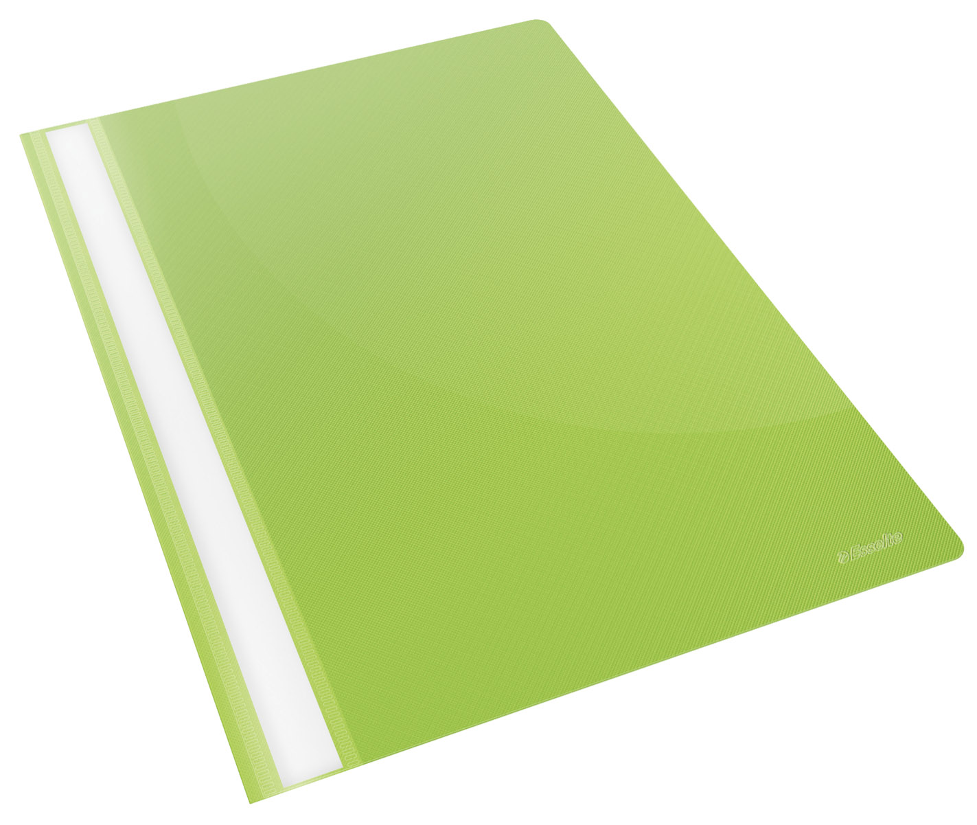 Dosare din plastic - Dosar plastic cu sina verde 25/set esselte