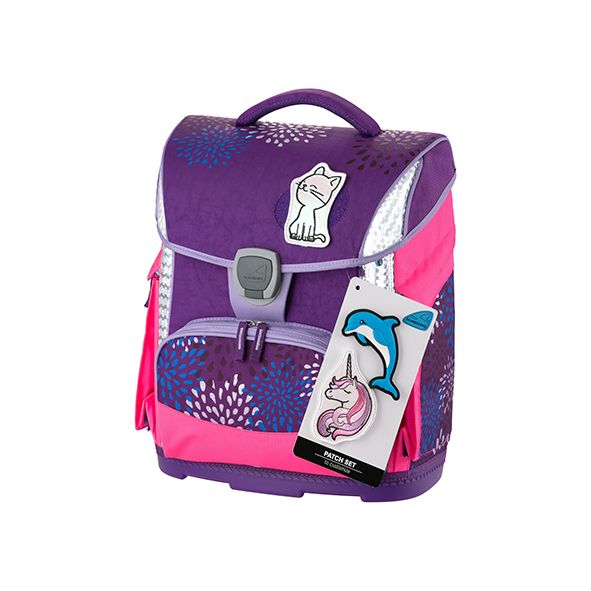 Schneiders Ghiozdan Sprinkle Plus Violet+etui,sac Sport,stickere,cut. Carti