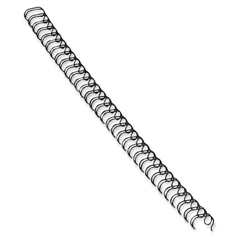 Inel Metal 6MM Negru Pt 1-35 Coli Pas 3:1 100/Cut Fellowes