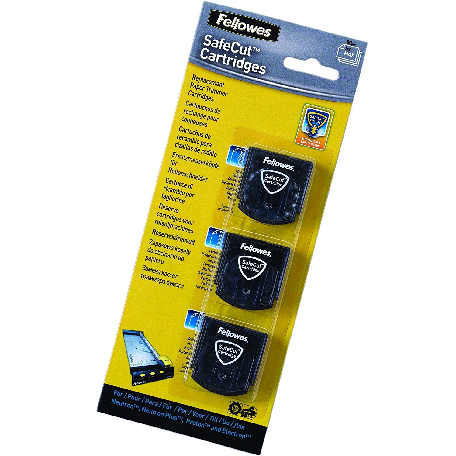 Ambalare și etichetareArticole pentru tăiere - Lame rotative pentru ghilotina cu disc 3/set fellowes