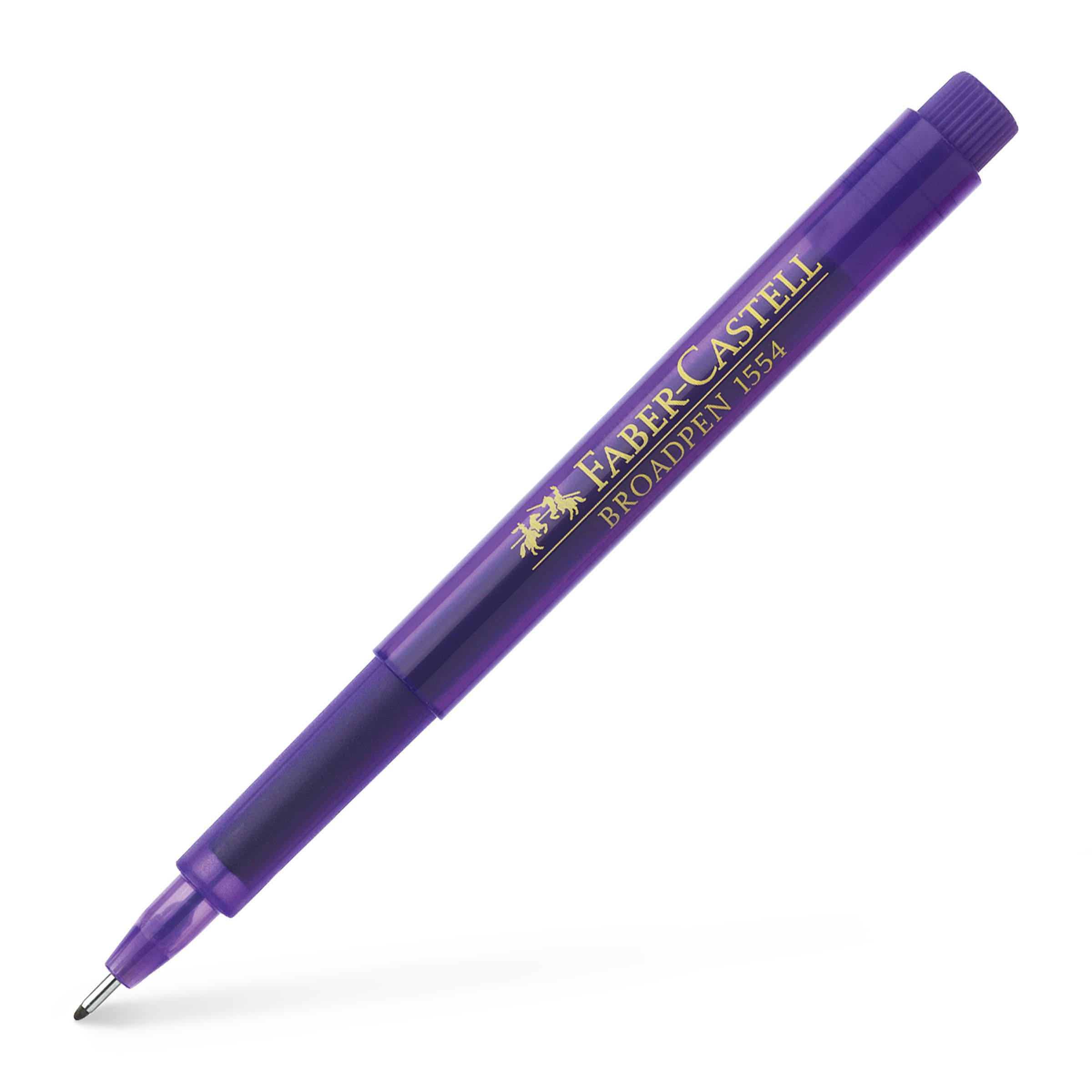 Liner 0.8MM Violet Broadpen 1554 Faber-castell
