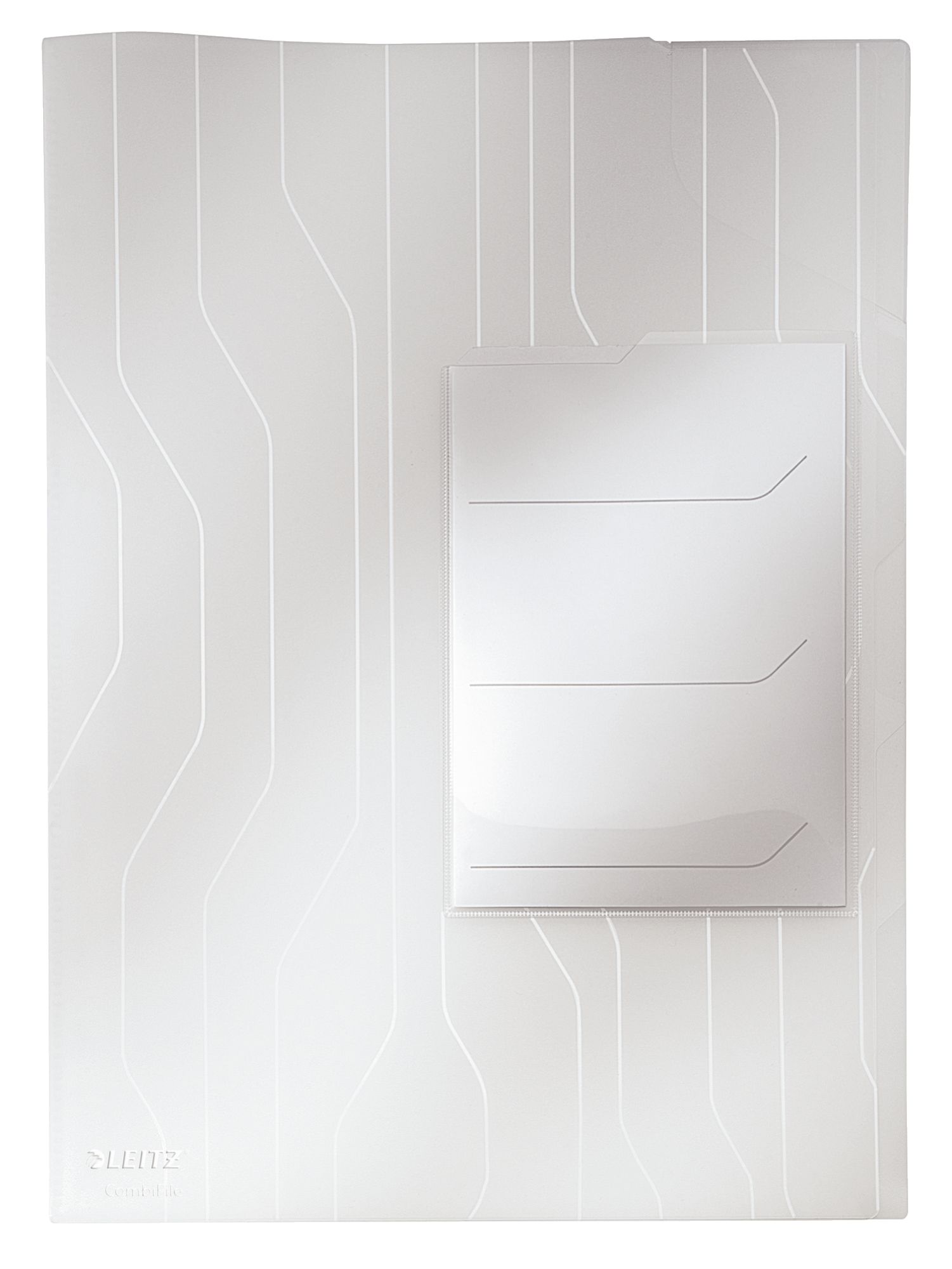 Mapa Plastic 3*20COLI Transparenta 3 Separatoare Jumbo Leitz