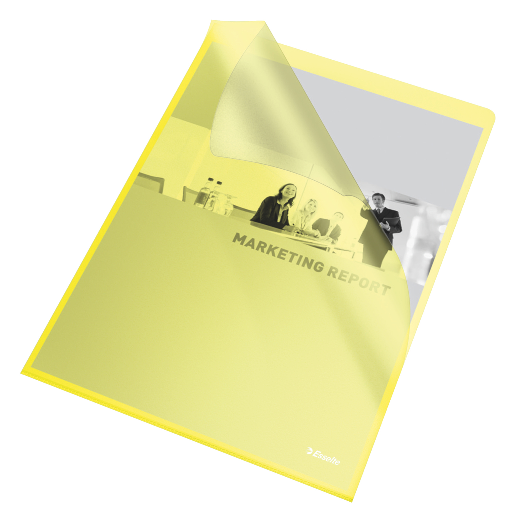 Mapa Protectie A4 Tip L Galben 105 Microni 25/Set Esselte