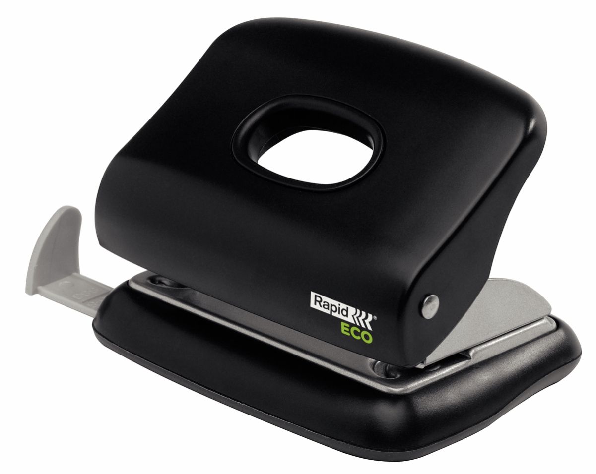 Perforator 20 Coli Model Fashion Eco Negru Rapid